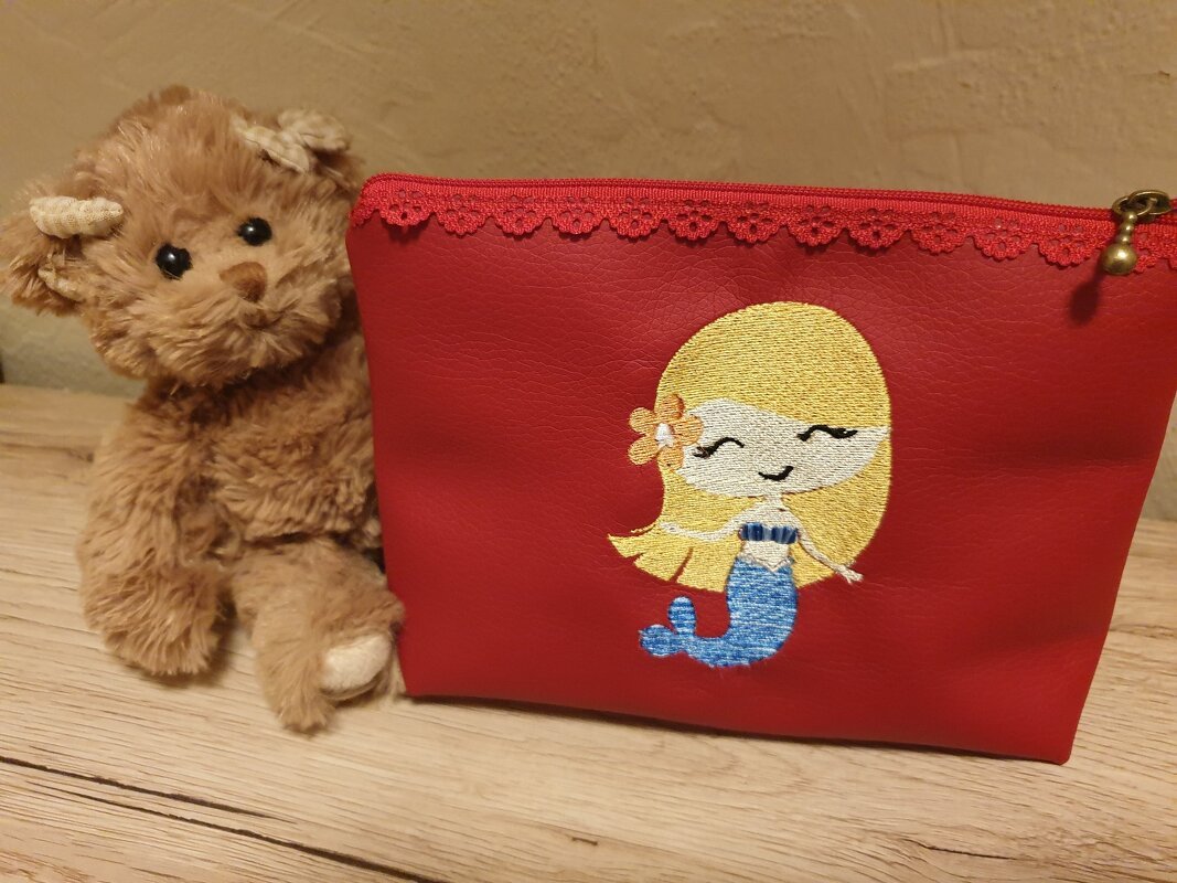 Stickdatei Meerjungfrau - 2 Größen