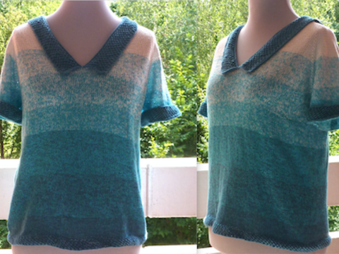 Collory - Sommerpulli aus Farbverlaufsgarn