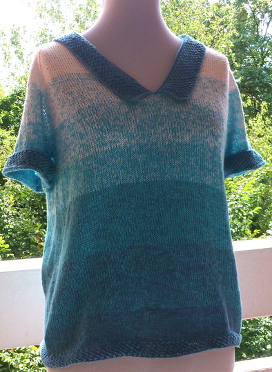 Collory - Sommerpulli aus Farbverlaufsgarn