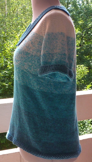 Collory - Sommerpulli aus Farbverlaufsgarn