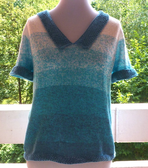 Collory - Sommerpulli aus Farbverlaufsgarn