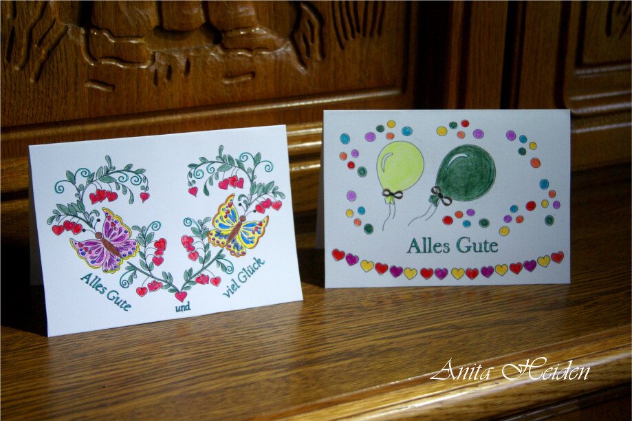 Grußkarten zum Ausmalen - Bild 4