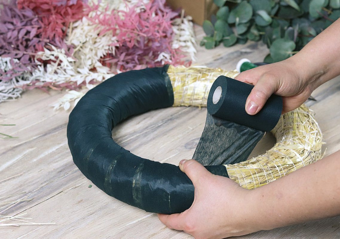 Floral Hoop Eukalyptus Blumenkranz/Dekokranz