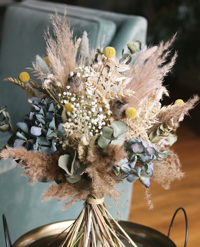 Trockenblumenstrauß/Deko aus Trockenblumen - Bild 3