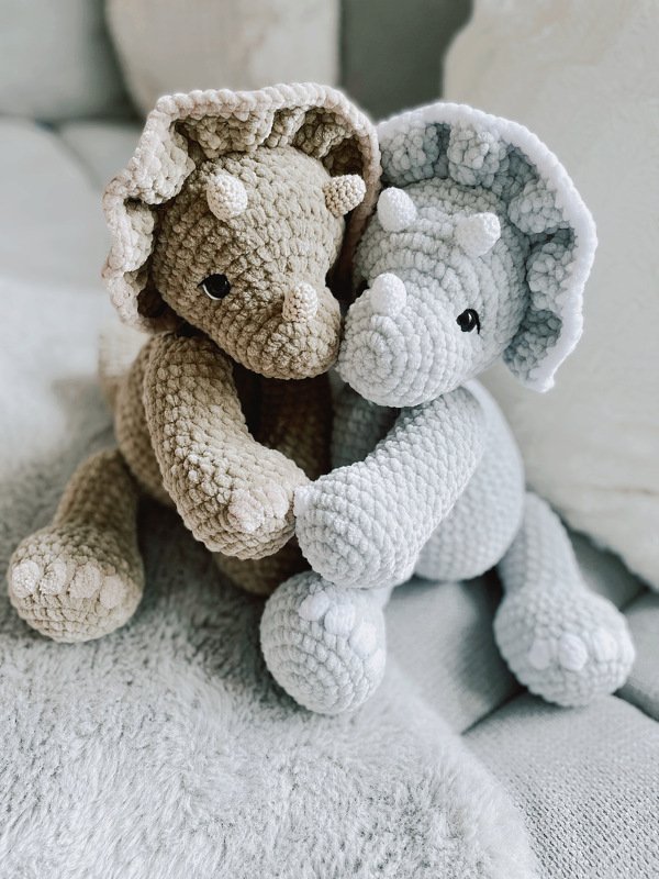Häkel - Anleitung/Pattern Triceratops Theo & Jule *Amigurumi* deu./engl. - Bild 2
