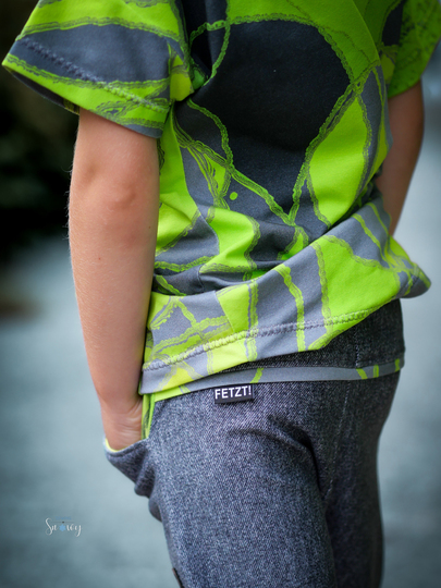 lovely baggy pants 110-164 Schnittmuster Hose Short Biesen Schleife Teilung