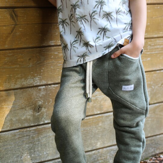 lovely baggy pants 110-164 Schnittmuster Hose Short Biesen Schleife Teilung