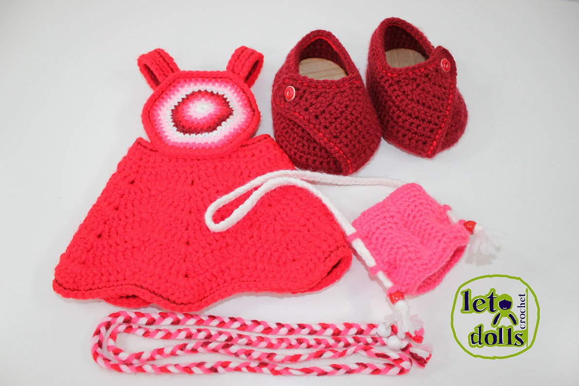 Nora, Large Crochet Doll Pattern, Amigurumi, 21"/ 53 cm Tall - Image 3