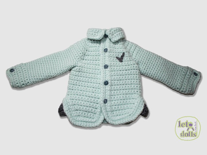 24 inch crochet doll pattern PDF, XL amigurumi doll, Quique