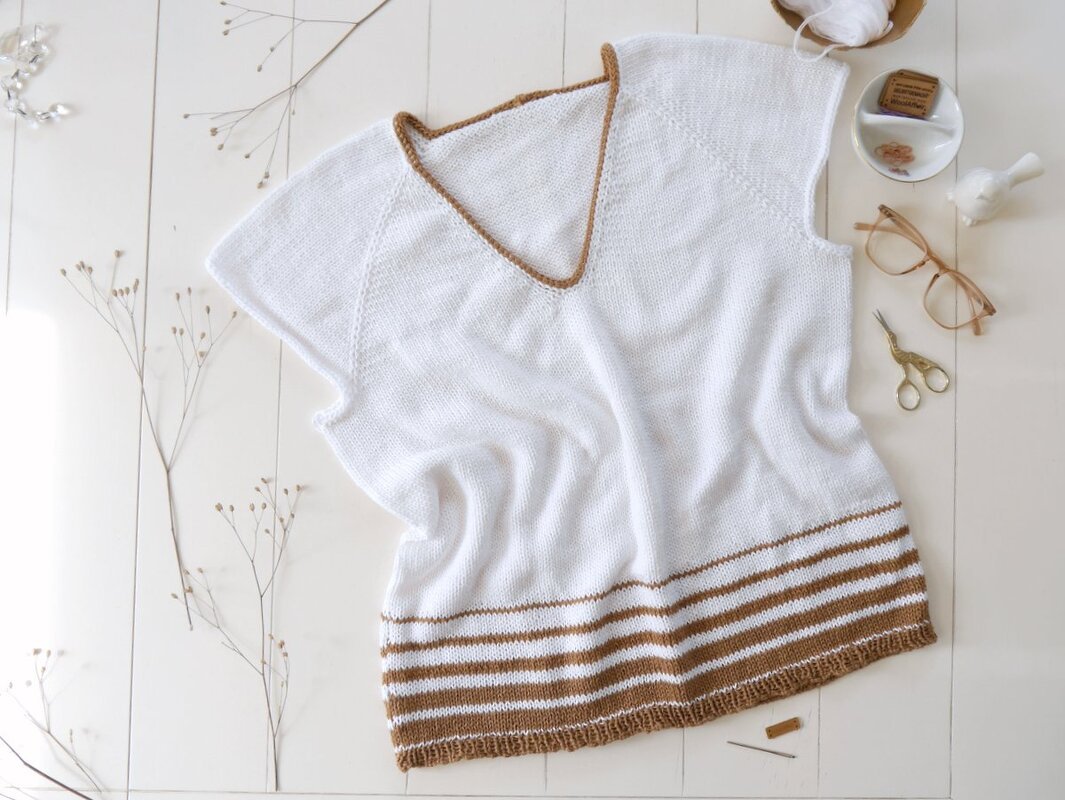 Strickanleitung – RVO-Shirt IVY - Größen XS - 2 XL No. 250