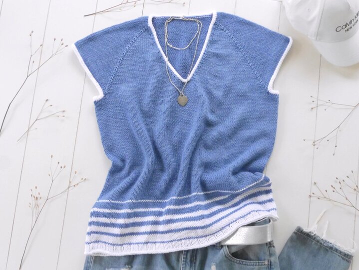 Strickanleitung – RVO-Shirt IVY - Größen XS - 2 XL No. 250