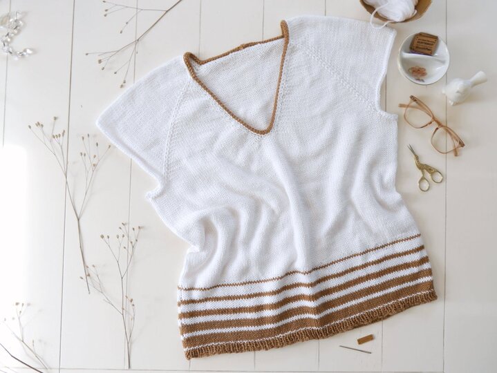 Strickanleitung – RVO-Shirt IVY - Größen XS - 2 XL No. 250