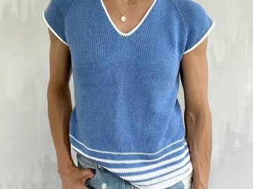 Strickanleitung – RVO-Shirt IVY - Größen XS - 2 XL No. 250
