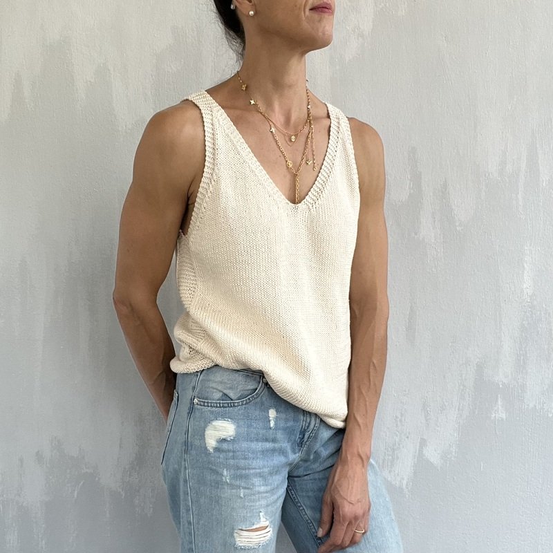 Strickanleitung - Tanktop DESY - Größen 36-42 - NO.202 - Bild 3