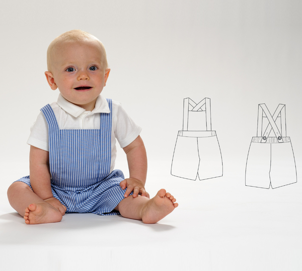 sewing pattern overalls MAX photo tutorial 6m/9m–6y/7y