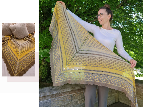 Strickanleitung Tuch Philine