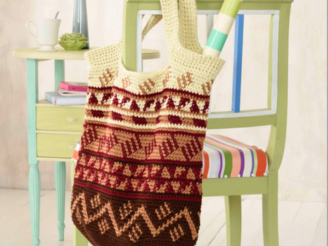 Tasche im Ethno-Style häkeln