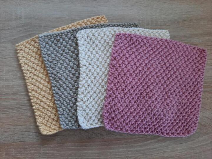 Strickkurs Lektion 1: gestrickte Spültücher