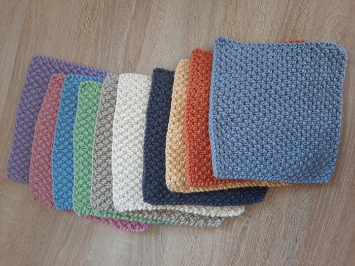 Strickkurs Lektion 1: gestrickte Spültücher