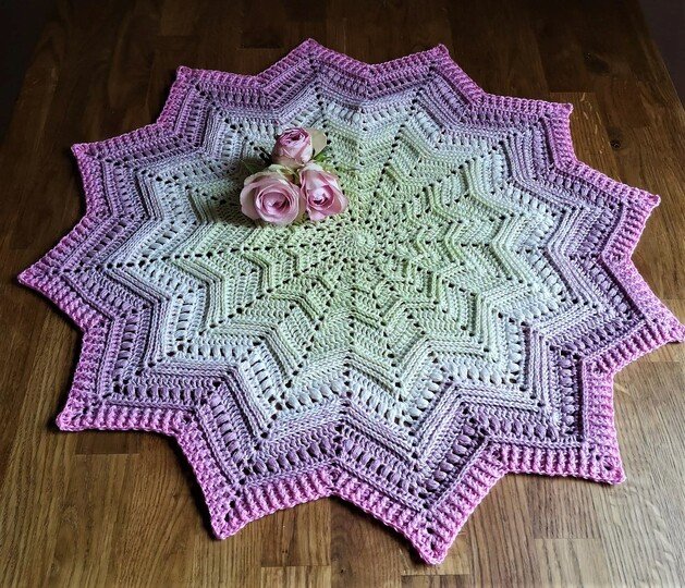 Häkelanleitung Stern Estrella