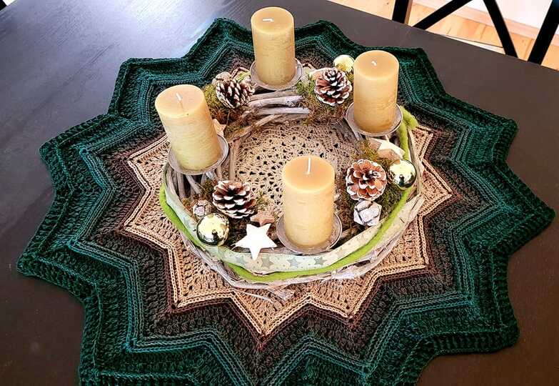 Häkelanleitung Stern Estrella