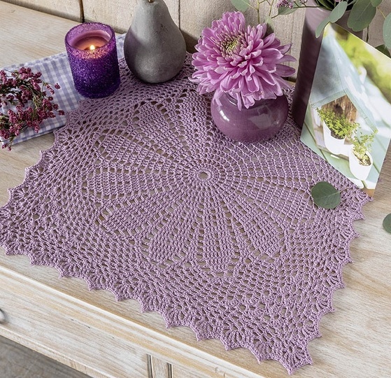 Zarte Blüten in Altrosa - 3-tlg