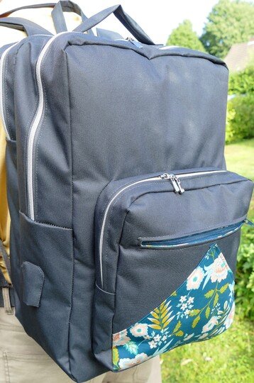 Laptop-Rucksack 17‘‘ – Anleitung & Schnittmuster