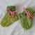 Strickanleitung Baby-Socken aus 6-fach-Sockenwolle,  ca. 8,5 cm  #302