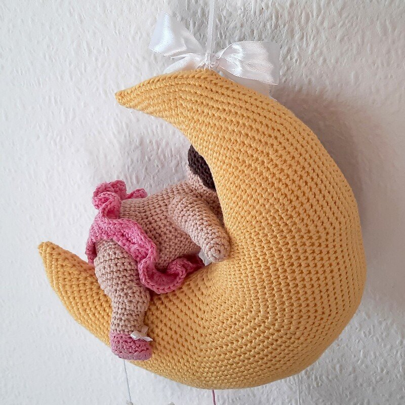 Mond Baby Luna - Amigurumi Häkelanleitung - Bild 6