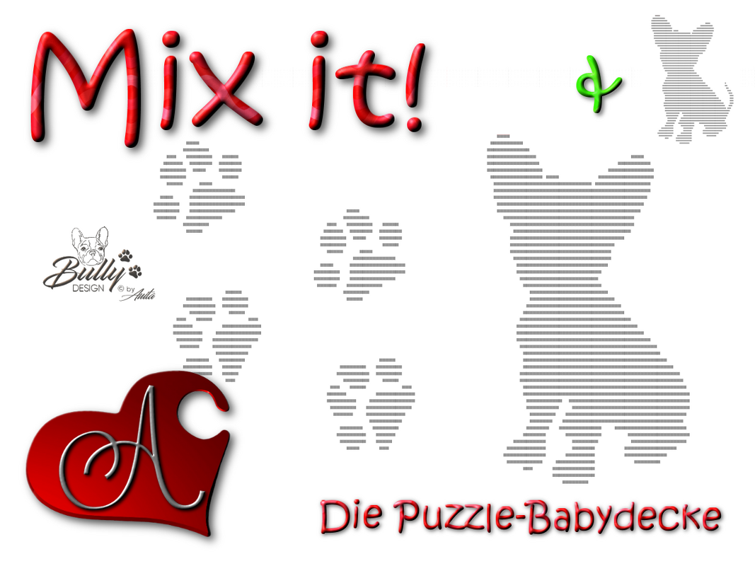 Mix it!  Die Puzzle-Babydecke - WELPE