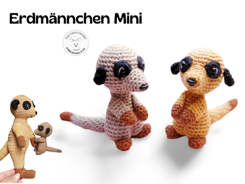 Häkelanleitung Erdmännchen Mini