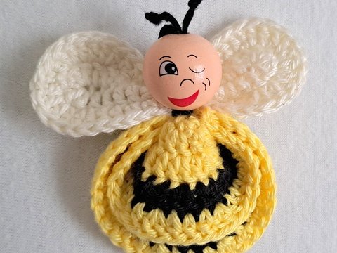 Bienchen einfach häkeln kostenlos - Häkelanleitung PDF