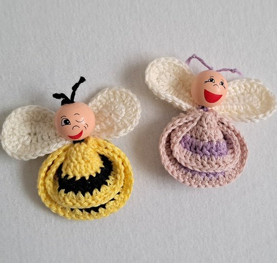 Bienchen einfach häkeln kostenlos - Häkelanleitung PDF