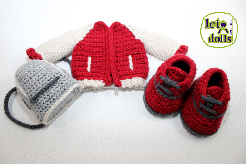 Yvon, Small Crochet Doll Pattern, Amigurumi, 15"/ 38 cm Tall