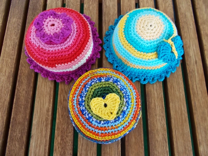 Insektenschutz-H&uuml;tchen - Abdeckung f&uuml;r Gl&auml;ser &ndash; H&auml;kelanleitung