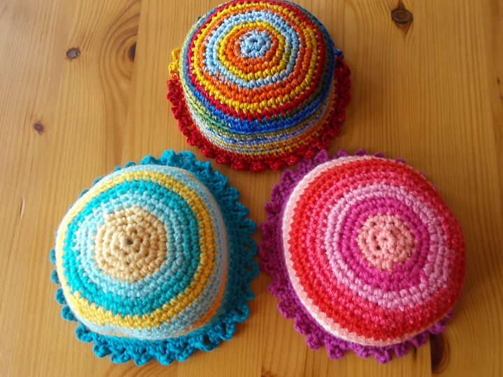 Insektenschutz-H&uuml;tchen - Abdeckung f&uuml;r Gl&auml;ser &ndash; H&auml;kelanleitung