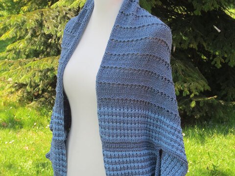 Strickanleitung Oversize Shrug