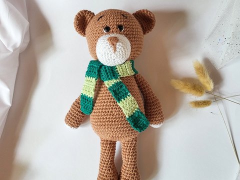 Häkelanleitung Barry - der Bär, Amigurumi