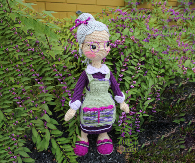 24 inch crochet doll pattern PDF, XL amigurumi doll, Marilyn