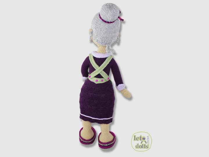24 inch crochet doll pattern PDF, XL amigurumi doll, Marilyn