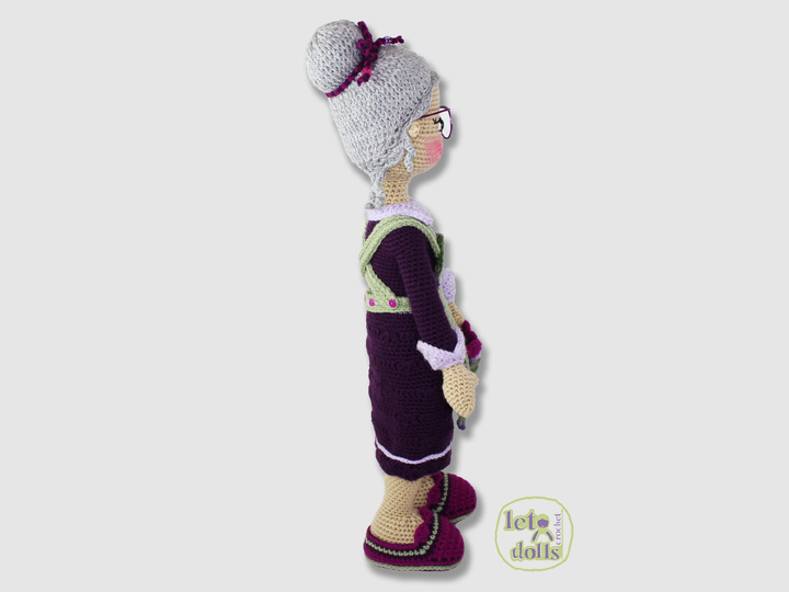 24 inch crochet doll pattern PDF, XL amigurumi doll, Marilyn
