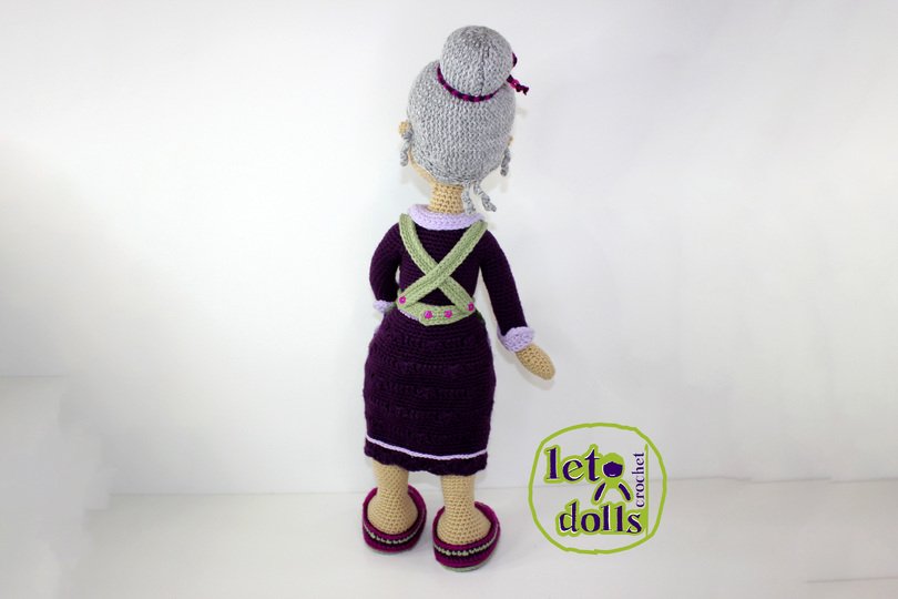 Marilyn, XLarge Crochet Doll Pattern, Amigurumi, 24" /61 cm Tall