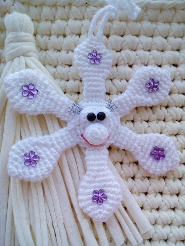 276 Crochet Pattern - Snowflake, Christmas tree decor or home decor - Amigu - Image 5