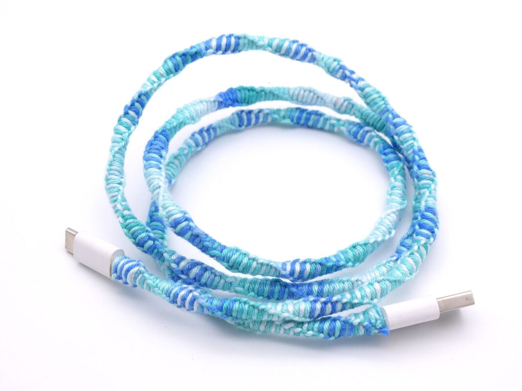 Kostenlose Knüpfanleitung Ladekabelschoner