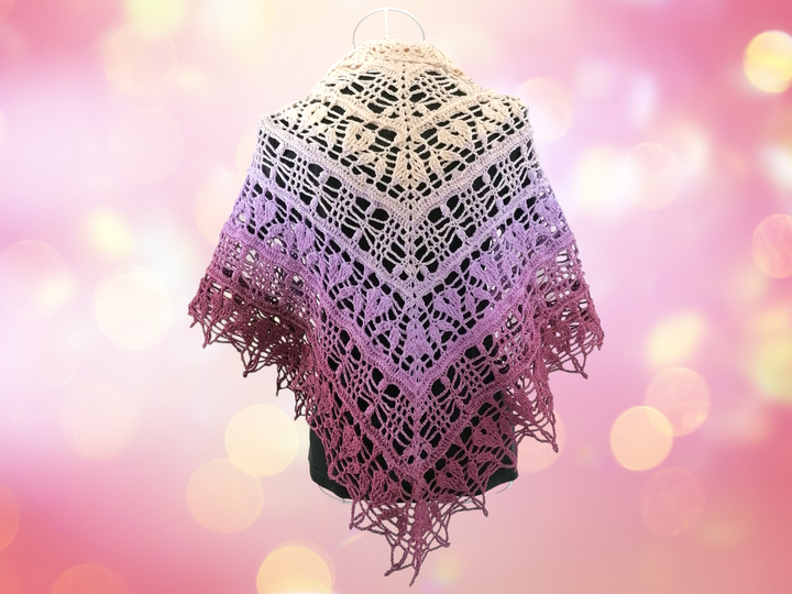 Dreieckstuch „Ladina BE“ - Häkelanleitung