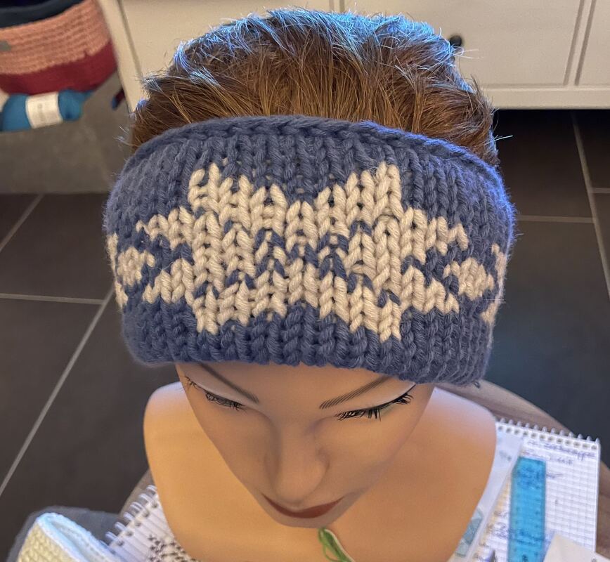 Strickanleitung: Wendestirnband Norwegermuster für Damen und Kinder - Bild 7