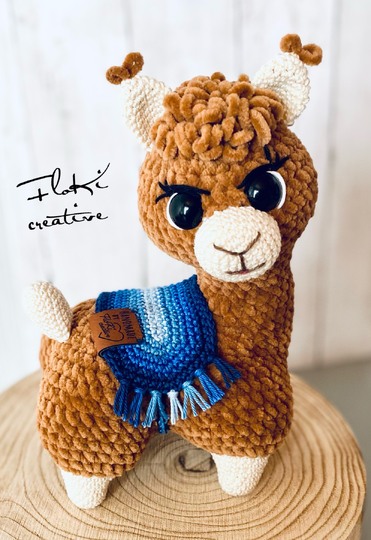 Alpaka, Lama, Häkelanleitung, Amigurumi, DIY