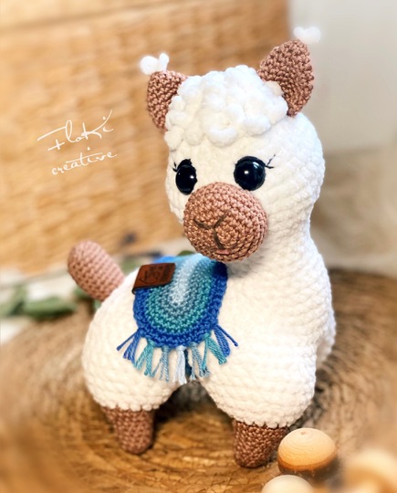 Alpaka, Lama, Häkelanleitung, Amigurumi, DIY