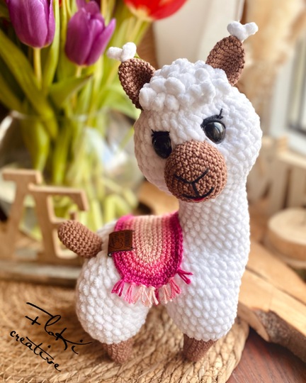 Alpaka, Lama, Häkelanleitung, Amigurumi, DIY