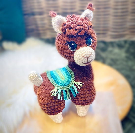 Alpaka, Lama, Häkelanleitung, Amigurumi, DIY